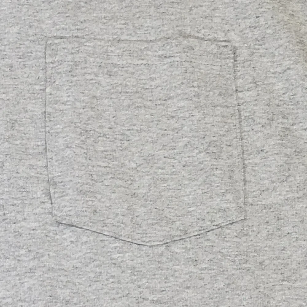 Delta T-Shirt Men's 3XL Gray Pocket Short Sleeve